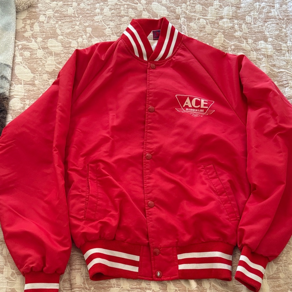 Red Bomber Jacket for Women